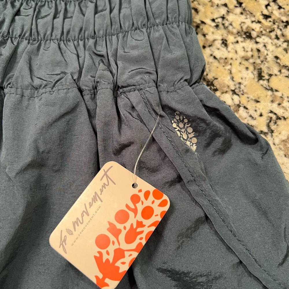 Free people the way home shorts in a smoky green